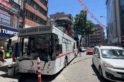 Kızılay’dan kan bağışı
