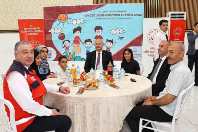 Koruyucu Aile Günü’nde aileler ve çocuklar aynı sofrada buluştu
