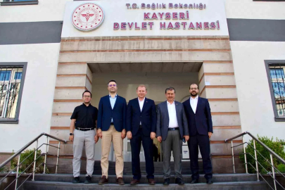 Yeşilhisar heyetinden Başhekim Çöl’e ziyaret
