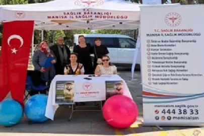 Meydanda sağlık testi
