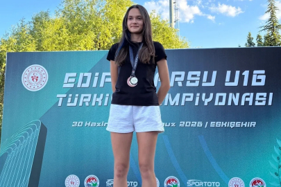 Aydınlı atlet Türkiye ikincisi oldu

