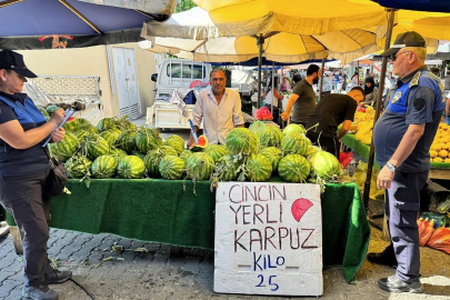 Efeler’deki pazarlarda etiket ve fiyat denetimi yapıldı
