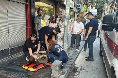 Samsun’da ıslak zeminde düşen genç kadın hastaneye kaldırıldı
