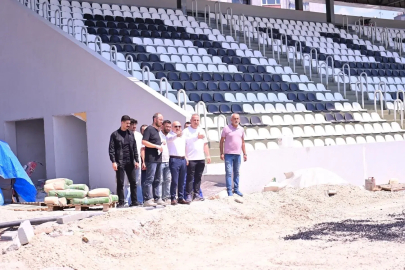 Aydın’da 6 bin kişilik Adnan Menderes Stadyumu’nun yapımı sürüyor
