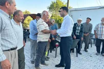 Kaymakam Kılıç, yangın bölgesinde incelemede bulundu
