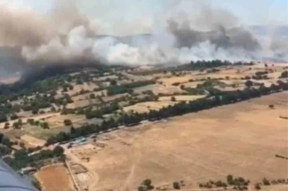 Balıkesir Altıeylül’de orman yangını
