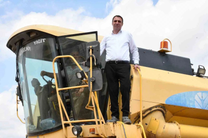 Beylikova Belediyesi hububat hasadına başladı

