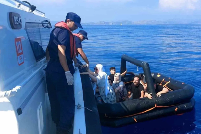 Yunan sahil güvenlik 3’ü çocuk 8 düzensiz göçmeni Türk karasularına geri itti
