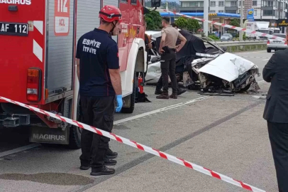 Giresun’da trafik kazası: 1 ölü, 1 yaralı
