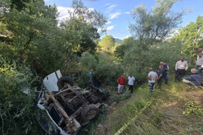 Bingöl’de pikap uçuruma yuvarlandı: 3 ölü, 2 yaralı
