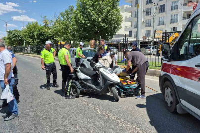 Adıyaman’da otomobille motosiklet çarpıştı: 1 yaralı
