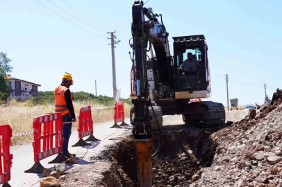 Ula’da kanalizasyon hattı bulunmayan bölgelere hat çalışması
