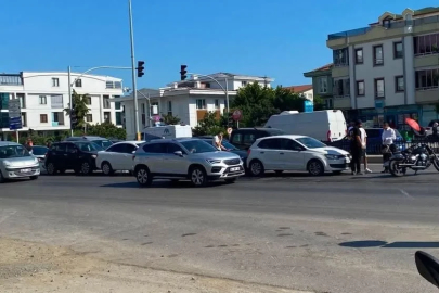 Samsun’da 5 araçlı zincirleme kaza
