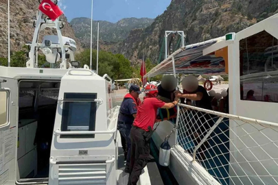 Kelebekler Vadisine düşen ve yaralanan paraşütçüye tıbbi tahliye gerçekleştirildi

