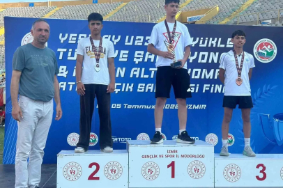 Aydınlı atlet Şirin Türkiye ikincisi oldu
