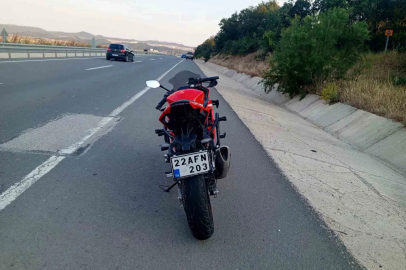 Keşan’da otomobil ile çarpışan motosiklet sürücüsü yaralandı
