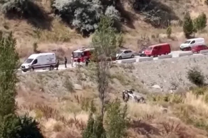 Şarampole yuvarlanan otomobilin sürücüsü yaralandı

