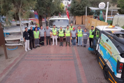 Bitez Yalısı’nda kapsamlı temizlik çalışması
