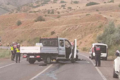 Sivas’ta kamyonetle otomobil çarpıştı: 1 ölü, 2 yaralı
