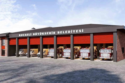 Gebze Yeni İtfaiye Hizmet Binası’nın inşası sürüyor
