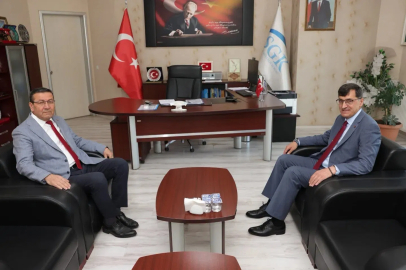 Başkan Kahveci ve Müdür Sayar, Kütahya için ortak çalışmaları değerlendirdi
