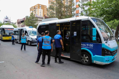 Toplu taşıma araçlarına yönelik denetimler sürüyor
