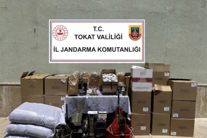 Tokat’ta kaçak tütün operasyonu: 4 gözaltı

