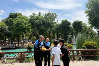 Malatya’da polis ekiplerinden boğulma vakalarına karşı farkındalık çalışması
