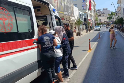 Motosikletiyle yayaya çarptı, trafik ekibini beklemeyip gitti
