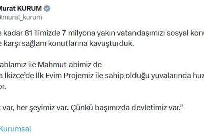 Bakan Kurum: Bugüne kadar 7 milyona yakın vatandaşımızı sosyal konutlarla kavuşturduk