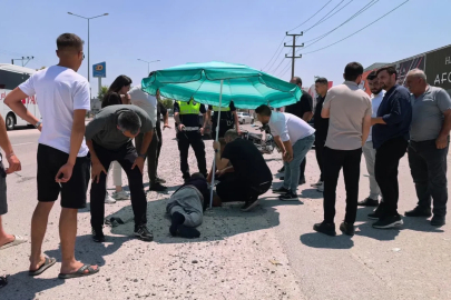 Ters yönde giden motosiklet ile cip çarpıştı: 1 yaralı