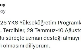 YKS Yükseköğretim Programları ve Kontenjanları Kılavuzu yayımlandı