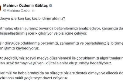 Bakan Göktaş: Çocuklarımıza güvenli dijital alanlar oluşturmayı hedefliyoruz