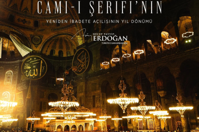 Cumhurbaşkanı Erdoğan’dan Ayasofya paylaşımı