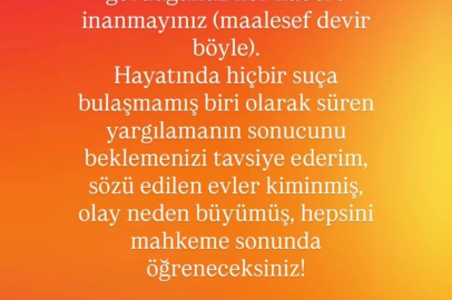 Adli kontrol şartı ile serbest kalan Ezel Akay: Medyada gördüğünüz her habere inanmayınız