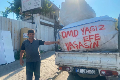 Kağıt toplayıcılarından DMD hastası Yağız Efe'ye anlamlı destek