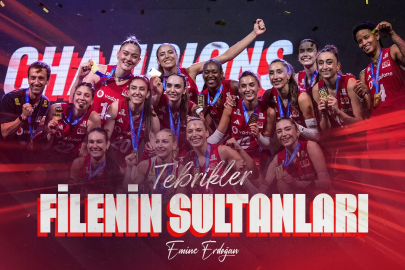 Emine Erdoğan'dan 'Filenin Sultanları'na tebrik mesajı