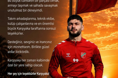 Karşıyaka'ya Ethem'den veda