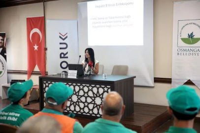 Osmangazi Belediyesi’nden Temizlik İşleri personeline ‘hepatit’ eğitimi