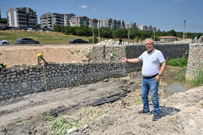 Bursa Büyükşehir Belediyesi'nden Ürünlü Deresi'nde kapsamlı dönüşüm