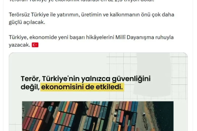Bakan Kacır: Terörsüz Türkiye ile yatırımın, üretimin ve kalkınmanın önü açılacak