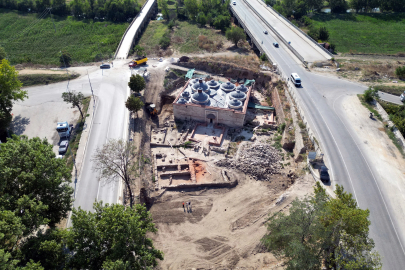 Edirne'de Gazi Mihal Bey Hamamı'nın restorasyonunda ilk etap bitti