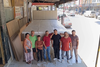 İnegöllü mobilya ustası, Almanya’daki fuar için 6 metrelik yatak üretti