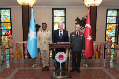 Bakan Güler, Somali Genelkurmay Başkanı Tuğgeneral Mohamud’u kabul etti