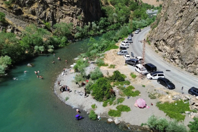 Bir zamanlar terörle anılan bölgede piknik keyfi
