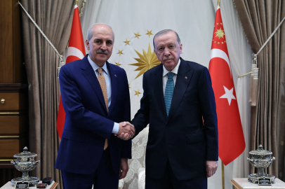 Cumhurbaşkanı Erdoğan, TBMM Başkanı Kurtulmuş'u kabul etti 