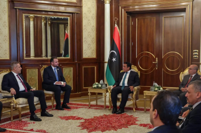 Bakan Fidan, Libya Başbakanlık Konseyi Başkanı el-Menfi ile görüştü 