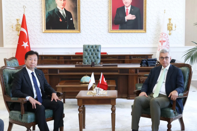 Bakan Memişoğlu, Japonya Temsilciler Meclisi Üyesi Masaki Ogushi ile bir araya geldi 