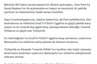 AK Parti'li Çelik: Hatimoğulları'nın ifadelerini reddediyoruz