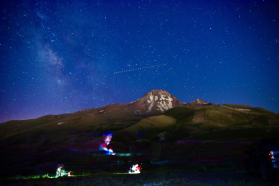 Erciyes'te 2 bin 650 metre yükseklikte meteor yağmuru / Ek fotoğraflar
